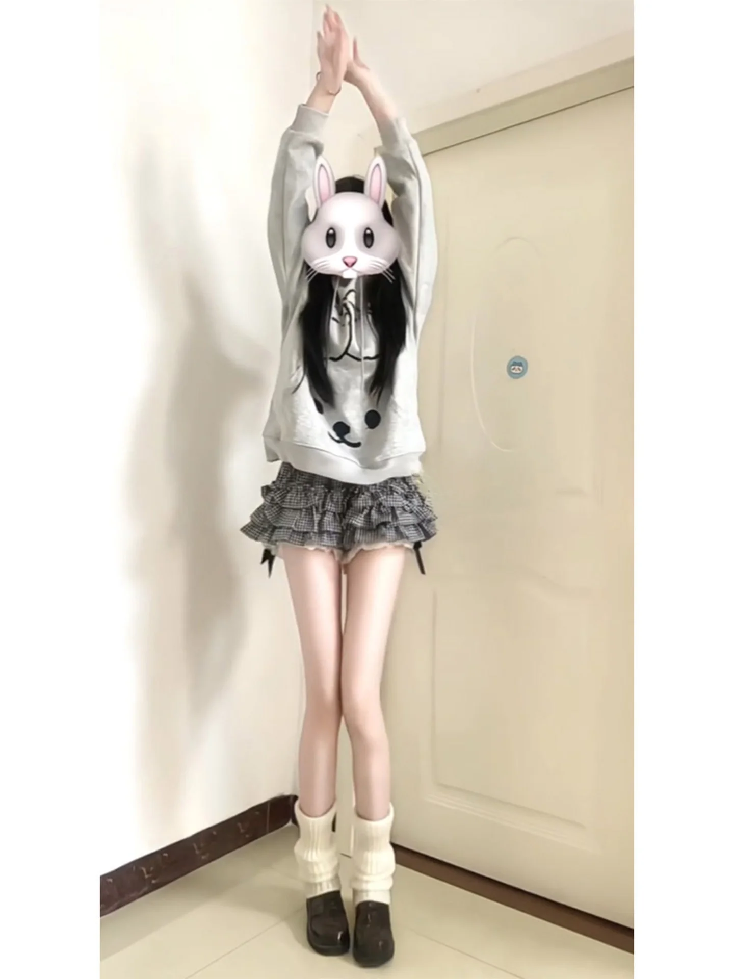 لوليتا اليقطين السراويل تنورة المرأة ربيع الخريف اليابانية Sle Fre لطيف الدانتيل منقوشة متعدد الطبقات رقيق تنورة عالية الخصر كعكة...