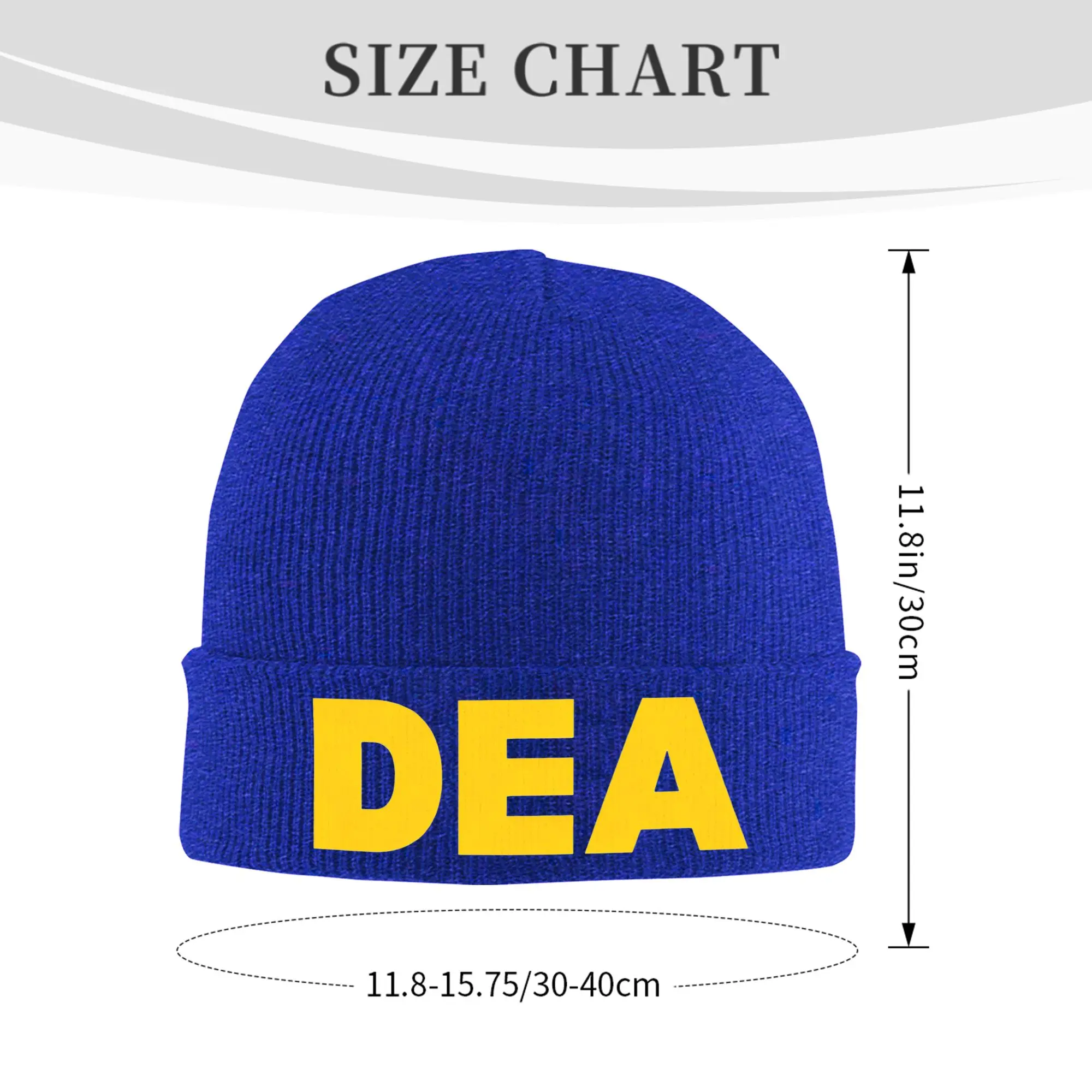 Dea Drug Enforcement Administration Winter Skullies Beanies Hat Warm Autumn Knitted Hats Bonnet Caps for Women Men