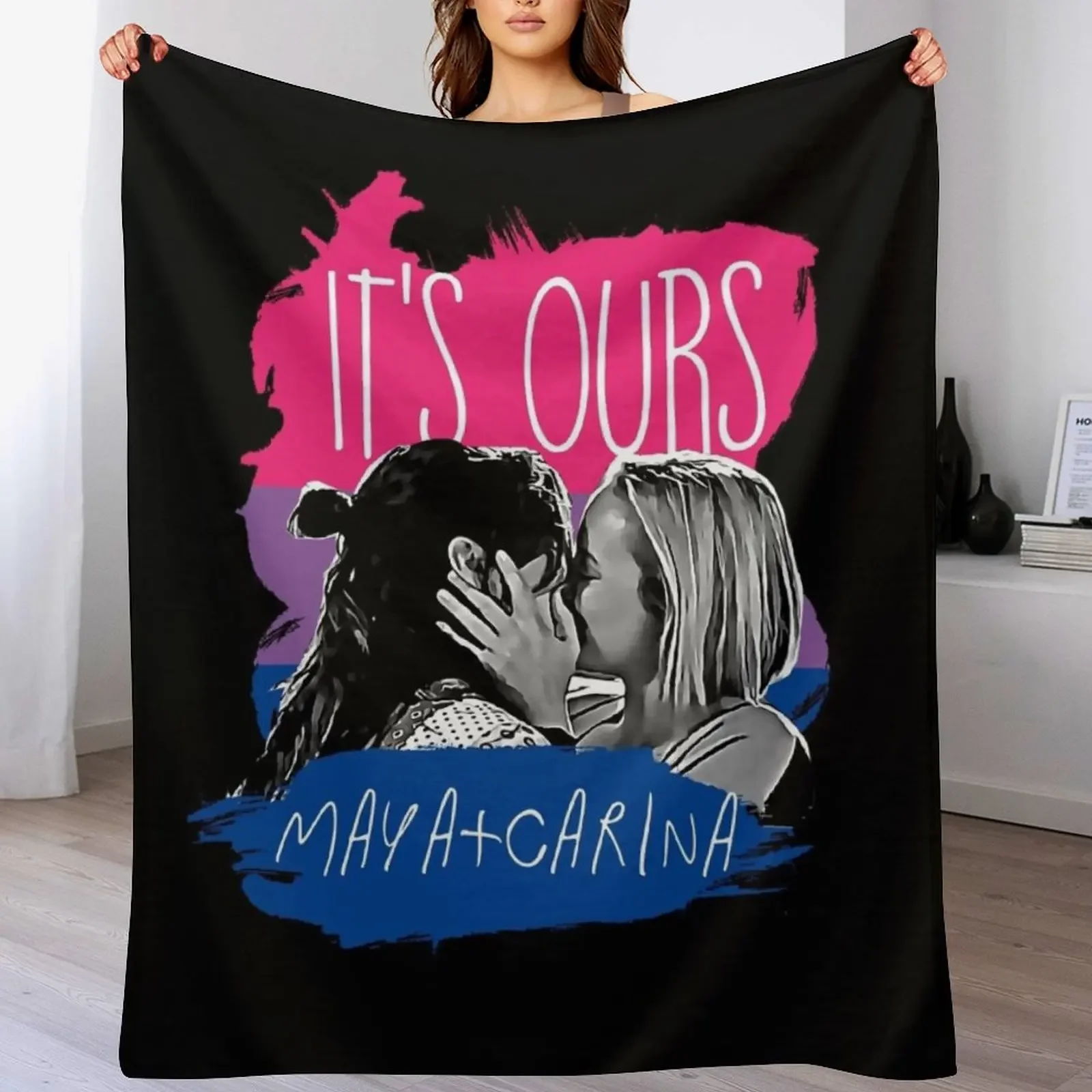 

New Maya and Carina - It's ours Throw Blanket Furry Winter beds sofa bed Thermal Blankets