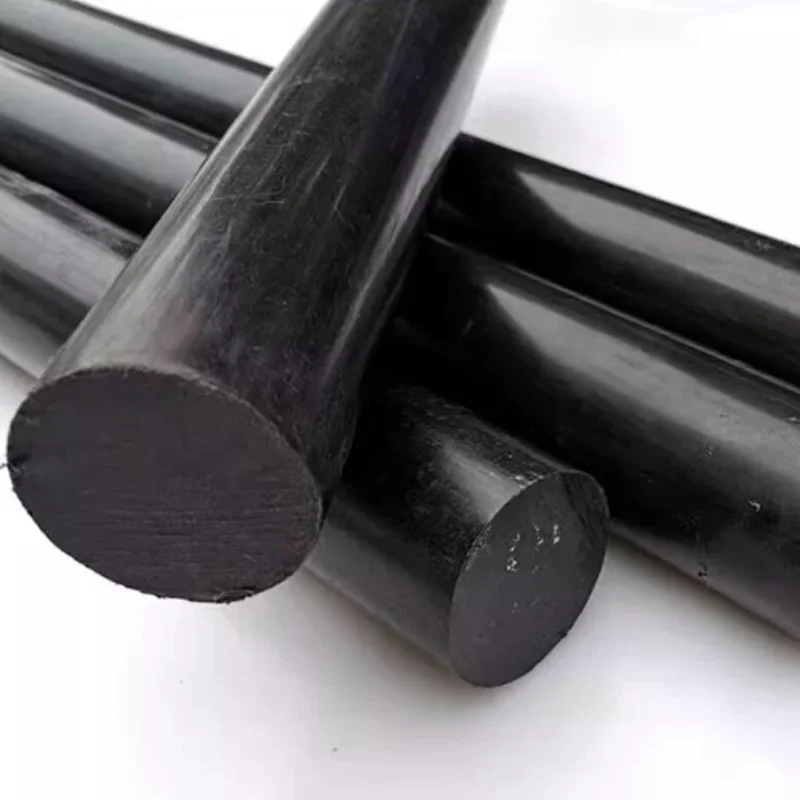 PA6 Pure Nylon Rods Wear Resistant Bar For Machining Black Diameter 3mm To 300mm