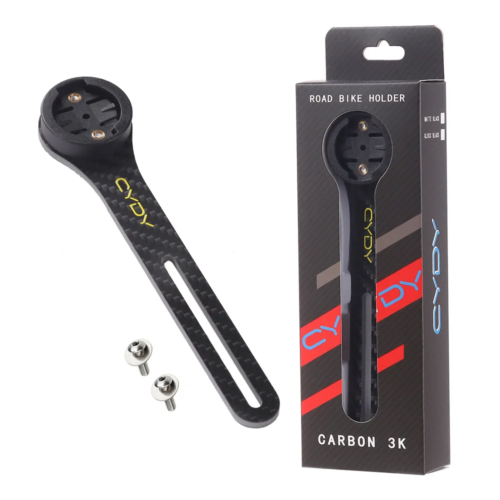 CYDY Carbon 3K Garmin Halterung Edge 130 200 Rennrad-Computerhalterung Wahoo Bryton Rider 420 Fahrrad-Lichtclip Kamera-Halterung