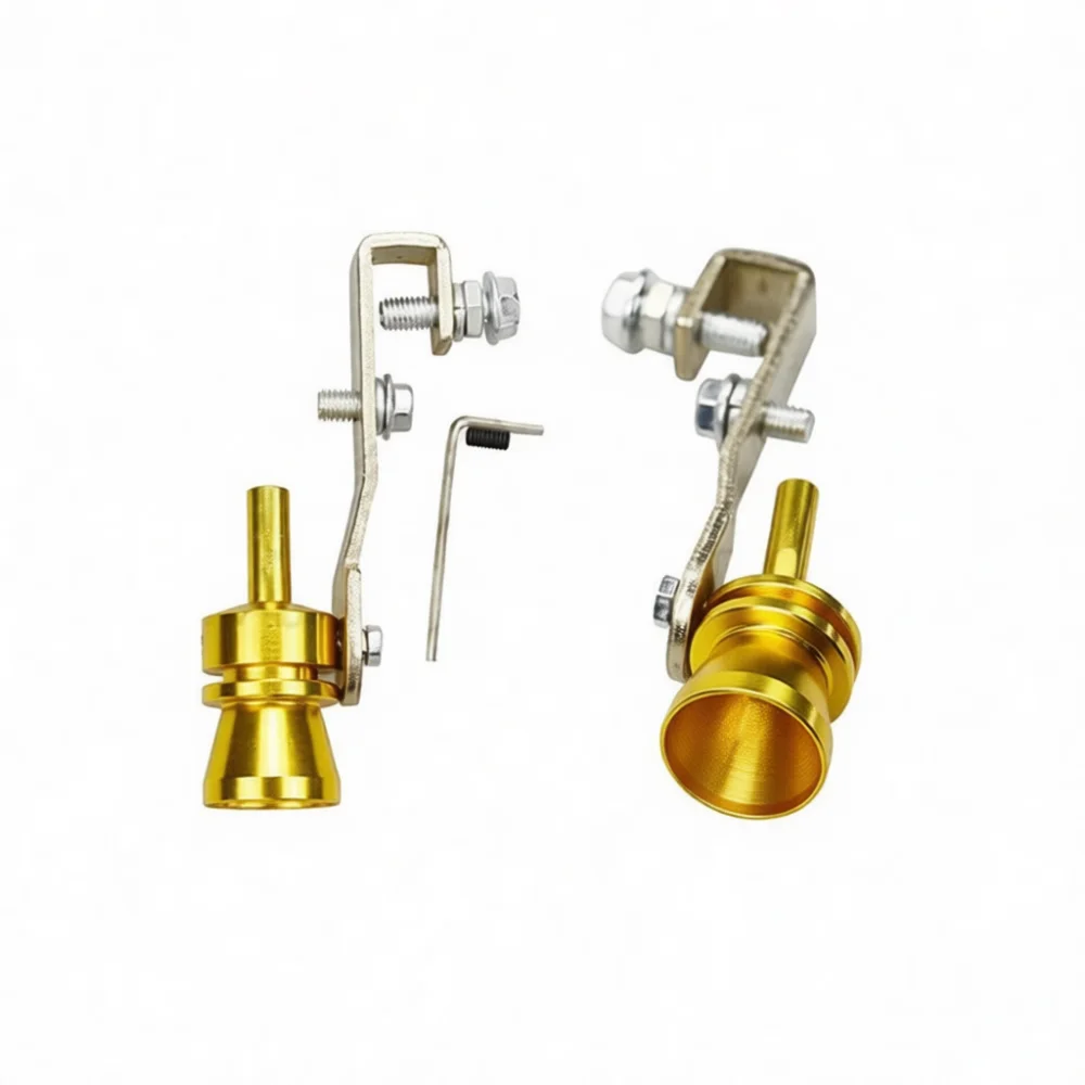 Universal Auto Exhaust Pipe Sound Whistle Simulator Turbo Sound Maker Durable Muffler Tip For Car Tuning Upgrade