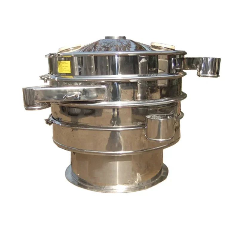 Round powder vibrating screen machine Fine powder vibrating screen machine