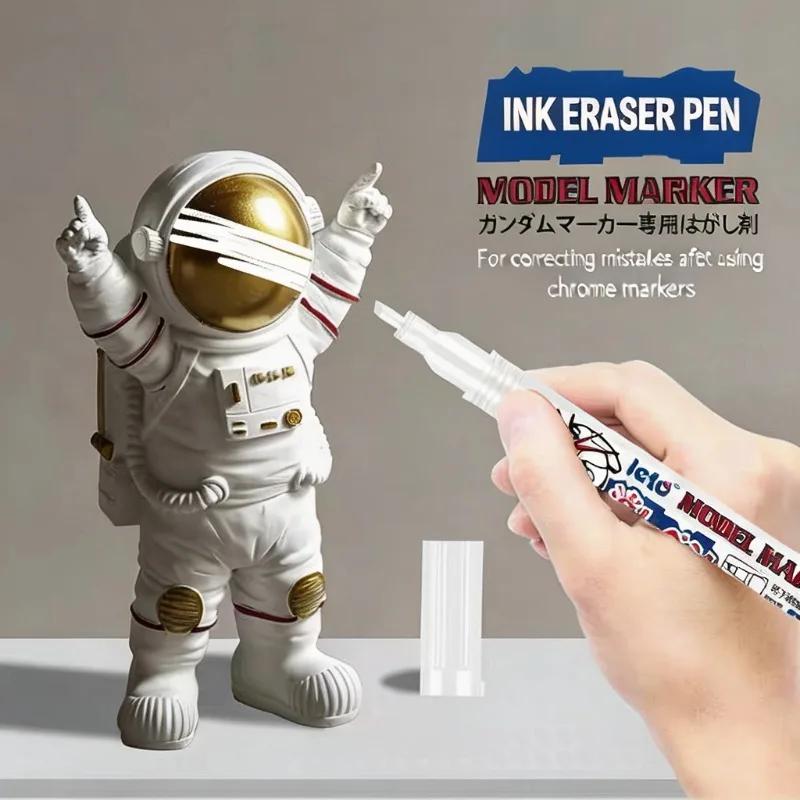 5pcs Metal Finish Eraser Pen Set Model Marker Remover for Figure Toy Paint Correction Repair Tool