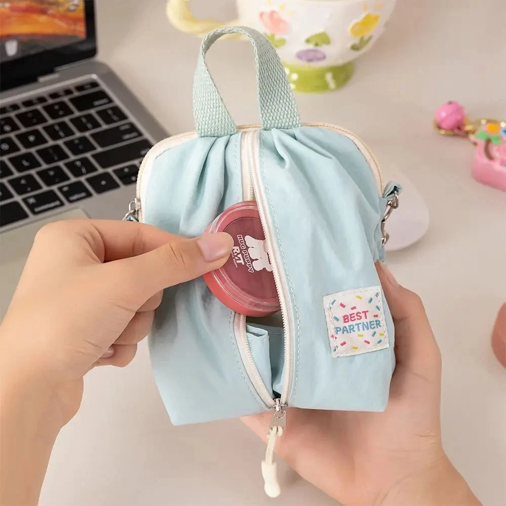 Tragbare Kleine Damenbinden-Aufbewahrungstasche Macaron Reise-Toilettenartikel Kosmetiktasche Make-up Organizer Vielseitig Einsetzbar – Detail 9