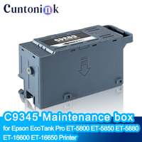 C9345 Maintenance Box It is equipped with a stable chip for Epson EcoTank Pro ET-5800 ET-5850 ET-5880 ET-16600 ET-16650 Printer
