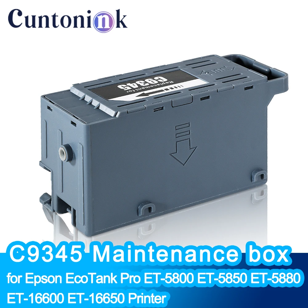C9345 Maintenance Box It Is Equipped With a Stable Chip for Epson EcoTank Pro ET-5800 ET-5850 ET-5880 ET-16600 ET-16650 Printer