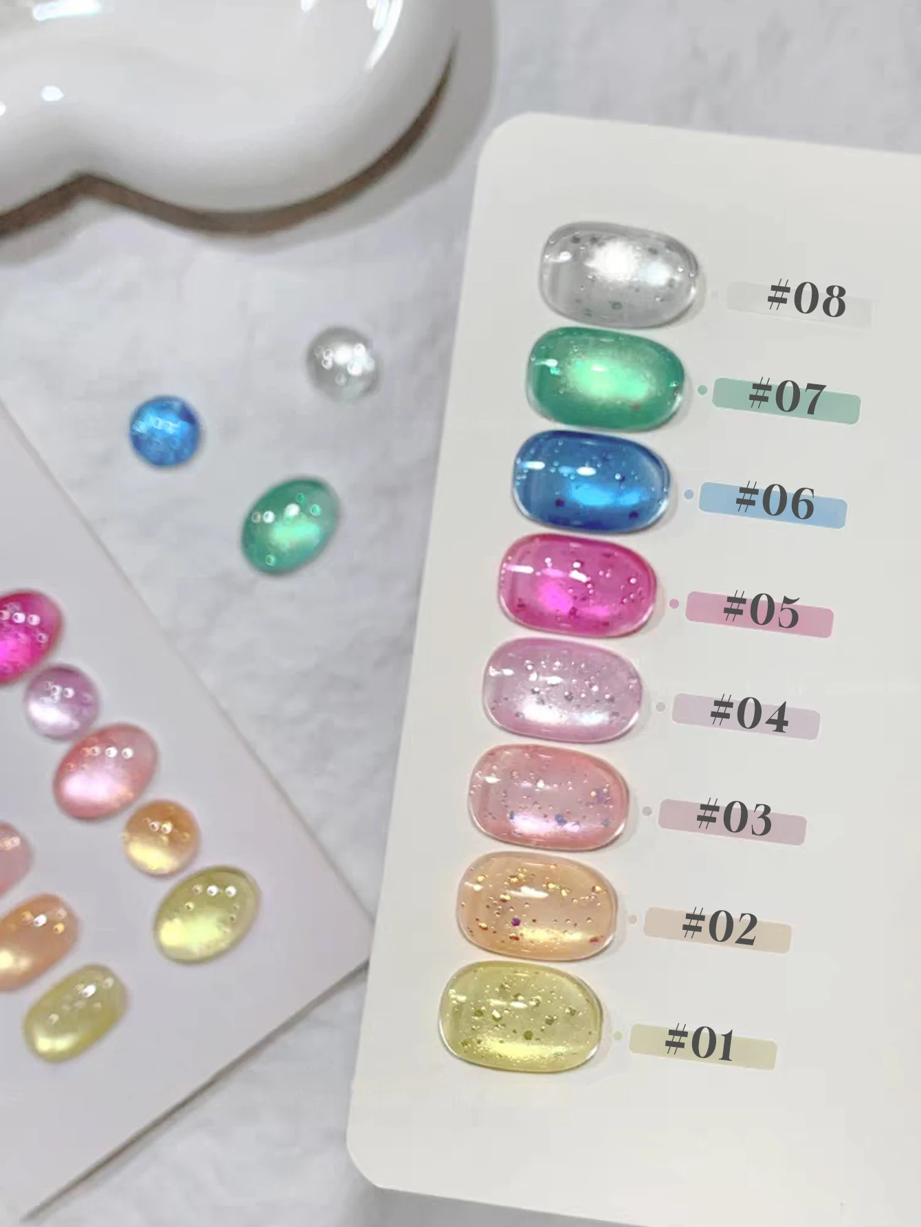 12ml Candy Glitter Cat Eye Gel - Resin Art Supplies review and price