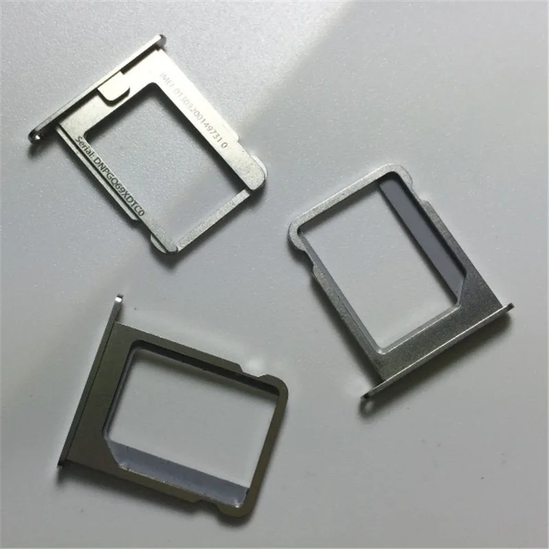 For iPhone 4 OEM Sim Card Tray Micro SD Holder Slot Sim Card Tray for iPhone 4s Random Imei With Free Open Eject Pin Key