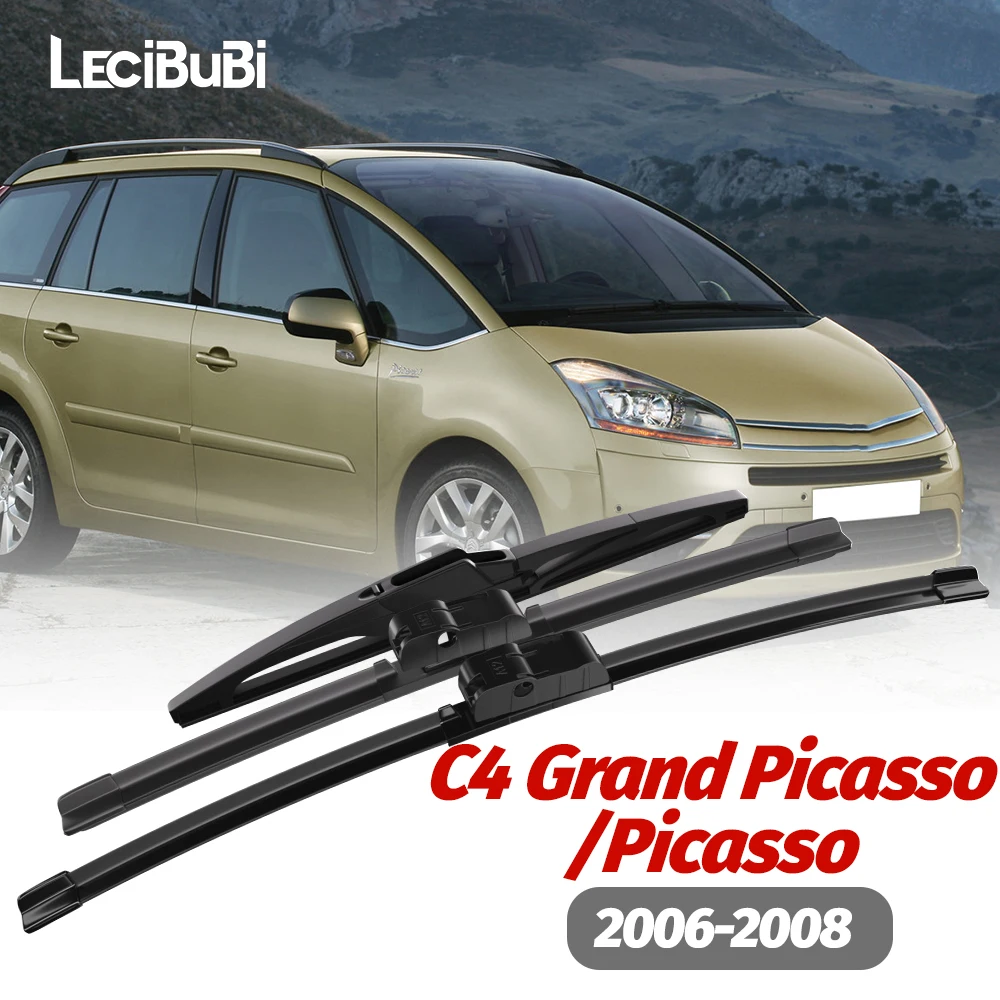 

1 комплект передних и задних щеток стеклоочистителя, дворники для Citroen C4 Picasso Grand Picasso 2006-2008 2007 Picasso