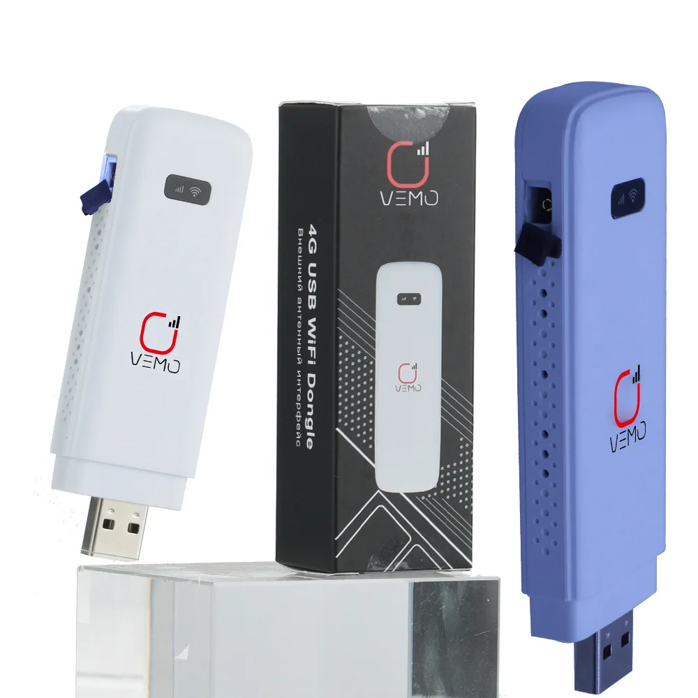 4G 와이파이 라우터 USB 무선 모뎀, CAT4 퀄컴 칩셋 동글 자동차 어댑터, 심 카드 슬롯 포함, IP 카메라용