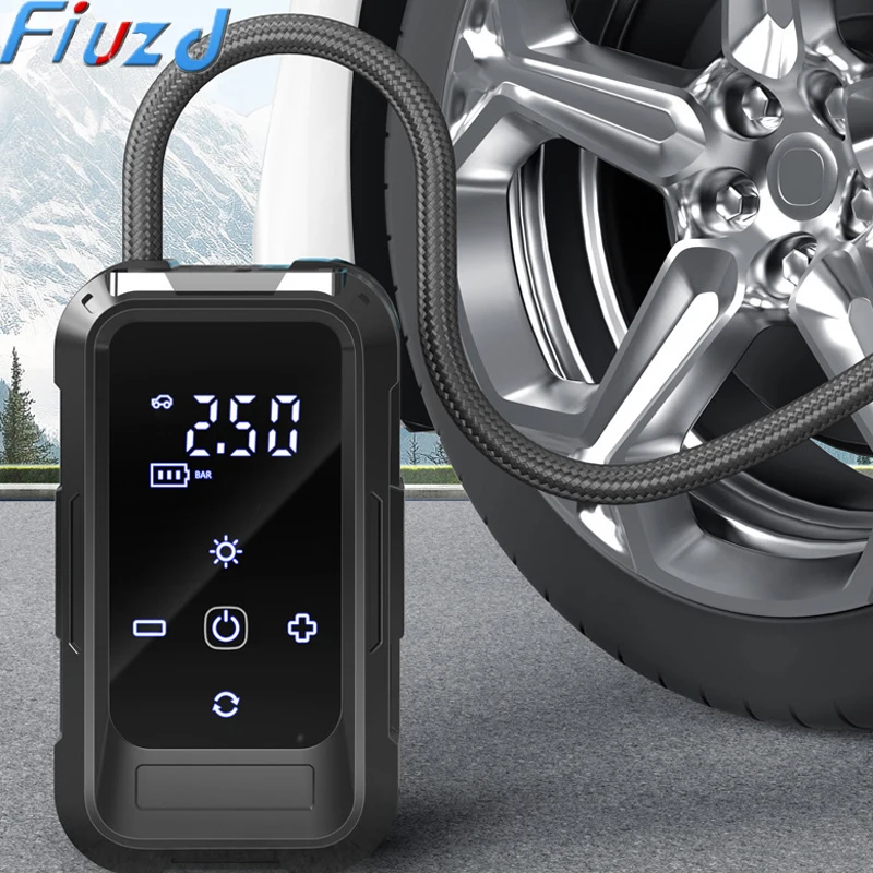 Portable Wireless Car Air Compressor Cordless Electric Tire Inflator Pump for AUTO Tyre Motorcycle Bicycle Boat Balls Inflatable