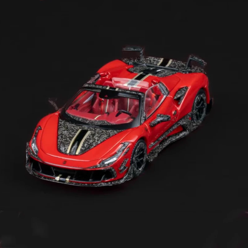 Diecast Originele Schaal 1:64 F8xx Spider Legering Model Simulatie Decoratie Hobby Souvenirs Geschenken Collectie Statische Display