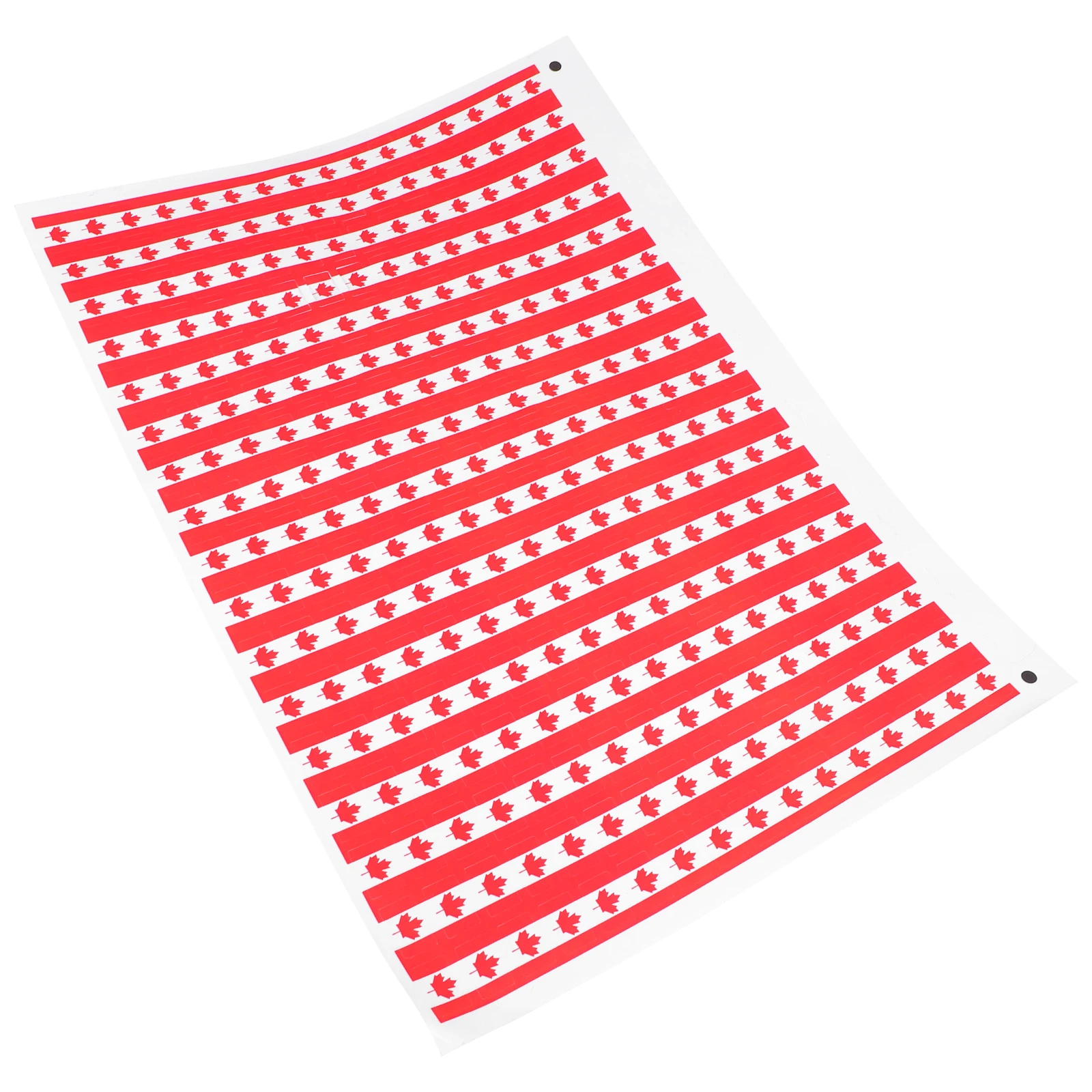 

260pcs Canada Flag Stickers Waterproof Rectangle Decals Strong Adhesion for Car Notebook Gear Scrapbooking Decorative National