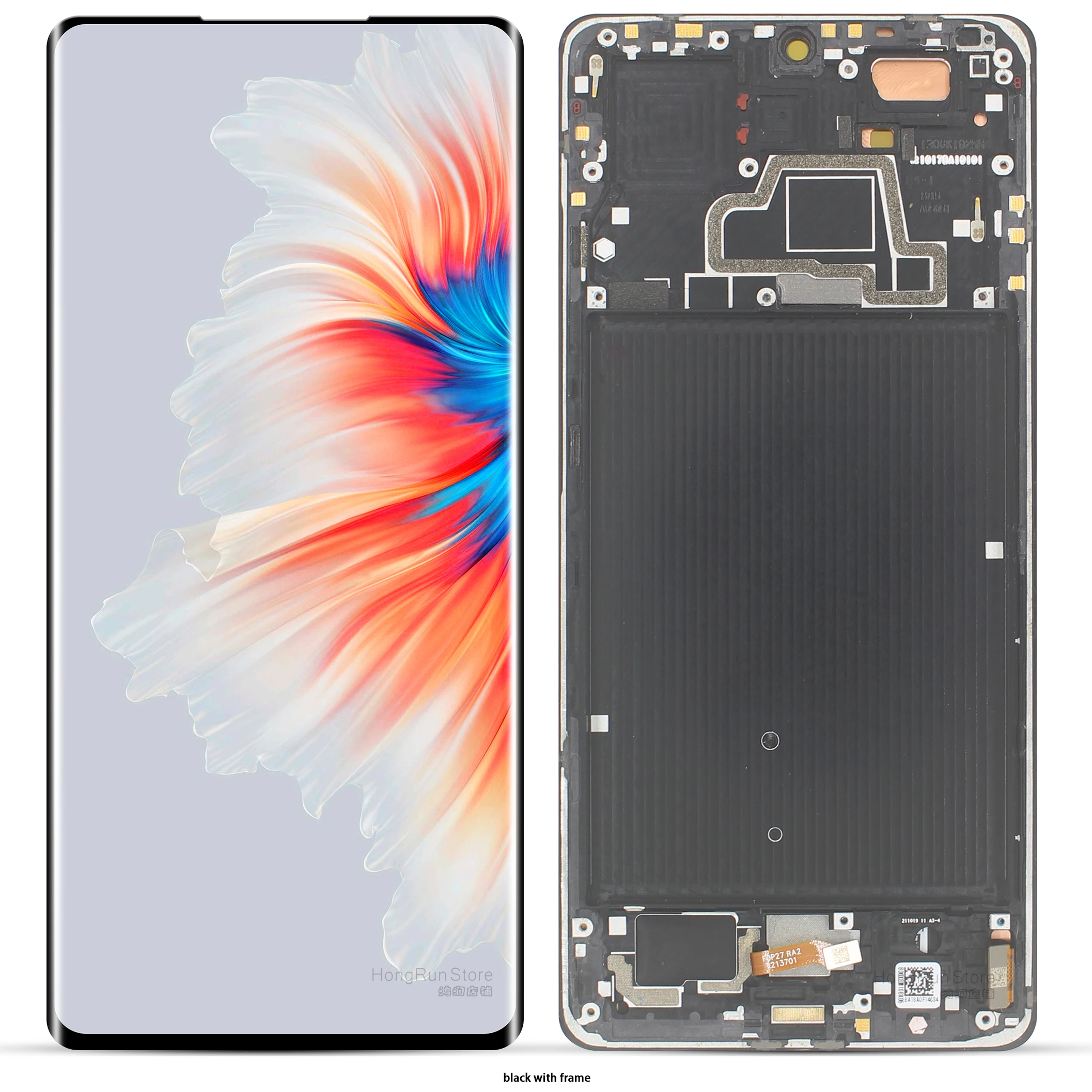 Super AMOLED Display For Xiaomi Mi Mix 4 Mix4 2106118C LCD Display Touch Screen with Frame Digitizer Assembly Repair Parts