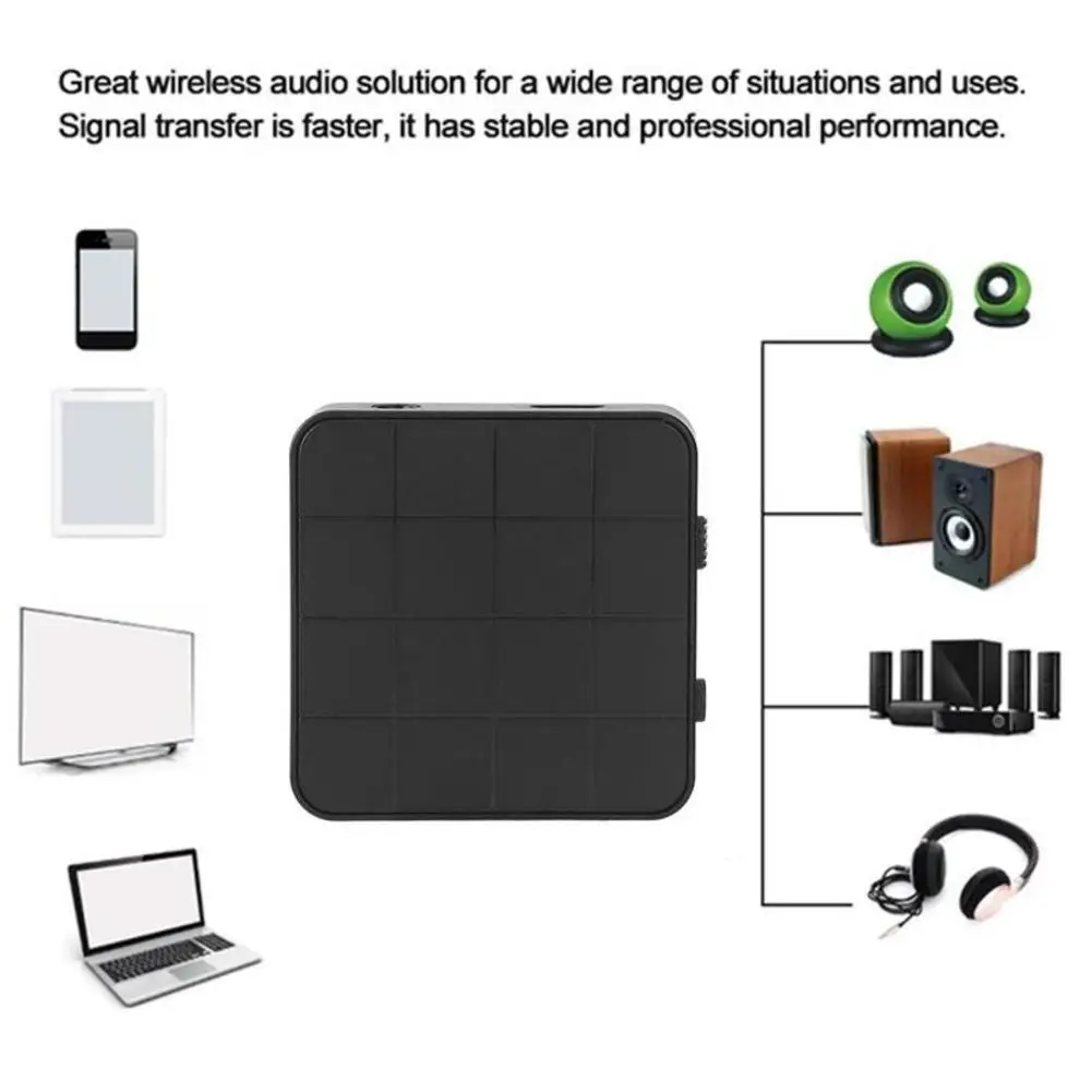 Adattatore Bluetooth 2 In 1 Bluetooth 5.0 per auto TV Computer cuffie ricevitore trasmettitore interfaccia Audio adattabile