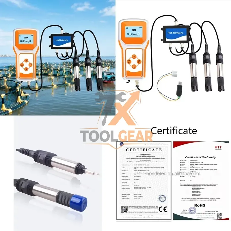 2026hotsale* LORA LORAWAN AQUACULTURE DO METER DIGITAL DISSOLVE METER WATER HANDHELD DISSOLVED METER SENSOR