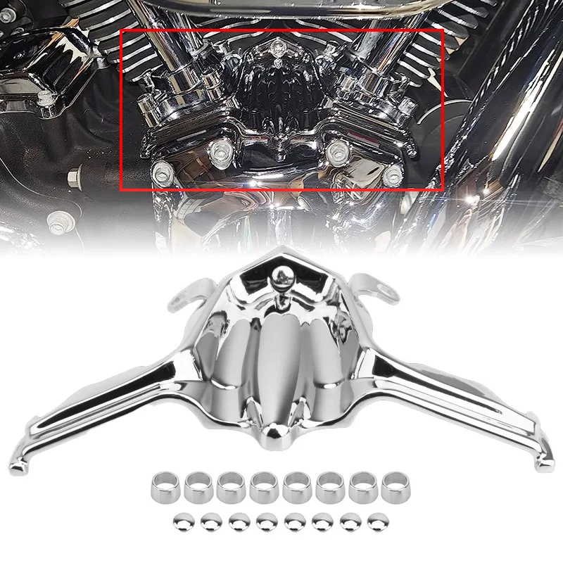 1 Set Chrom Motorrad Stößel Heber Block Akzent Abdeckung Für Harley Twin Cam Touring Street Glide Road King Softail Fat Bob