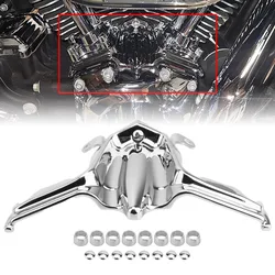 1 Set Chrome Motorcycle Tappet Lifter Block Accent Cover For Harley Twin Cam Touring Street Glide Road King Softail Fat Bob
