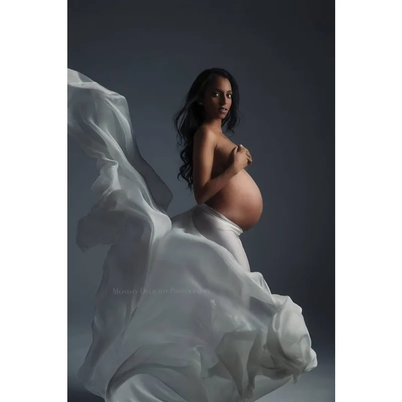4M/ Seiden-Chiffon-Wurfstoff und Drapierkleid – vielseitige 2-in-1-Umstands-Fotoshooting-Requisite für professionelle Fotografie