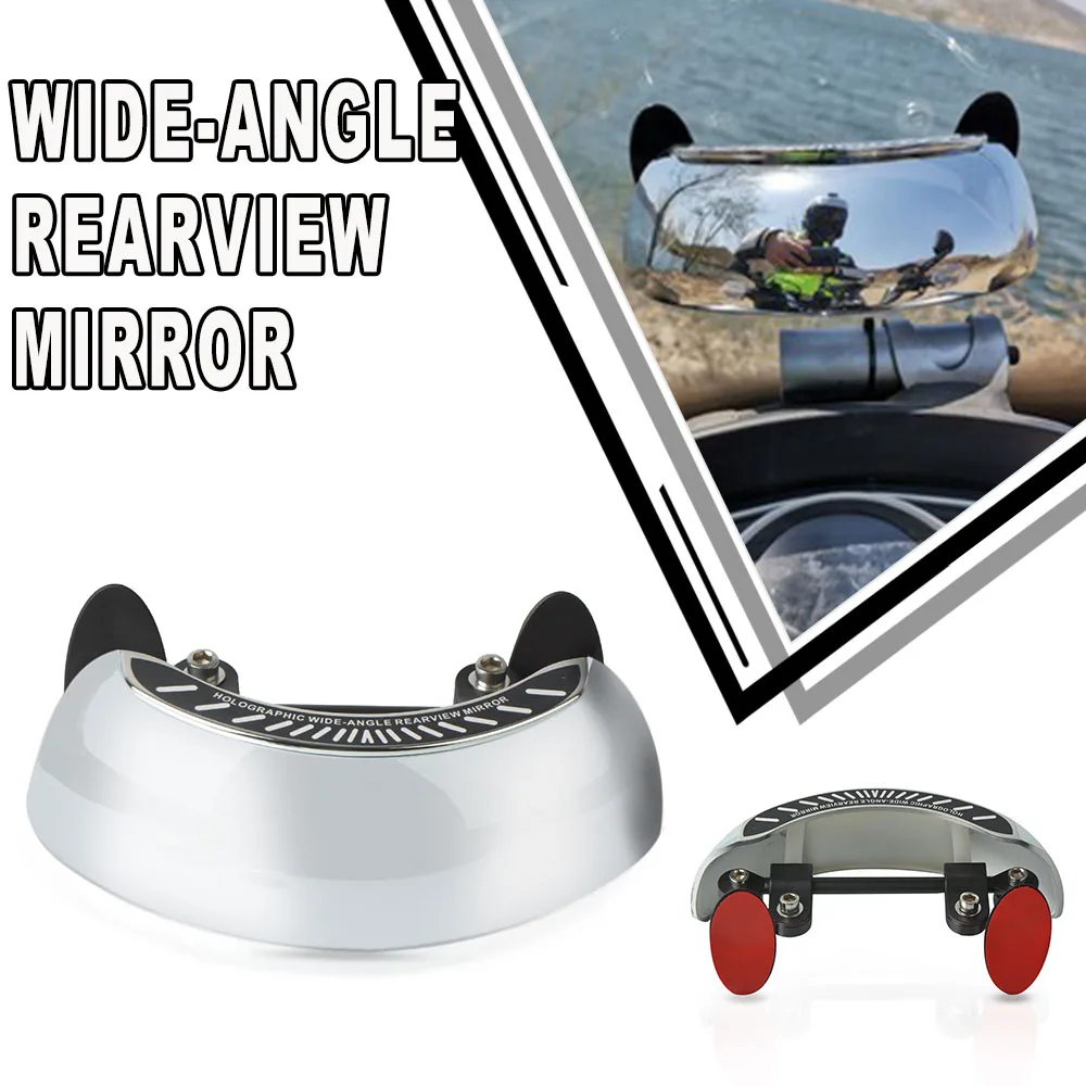 

Зеркало заднего вида с широким углом обзора и зеркалом заднего вида для Мотоцикла BMW HONDA 180 + градусов