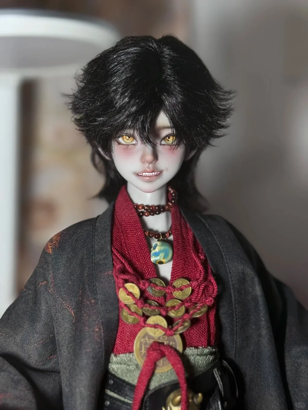 New SD BJD Doll 1/4 Scale xiaolang Male Version Cute Fun Style Cong Toy Optional Jointed Resin  Free shipping