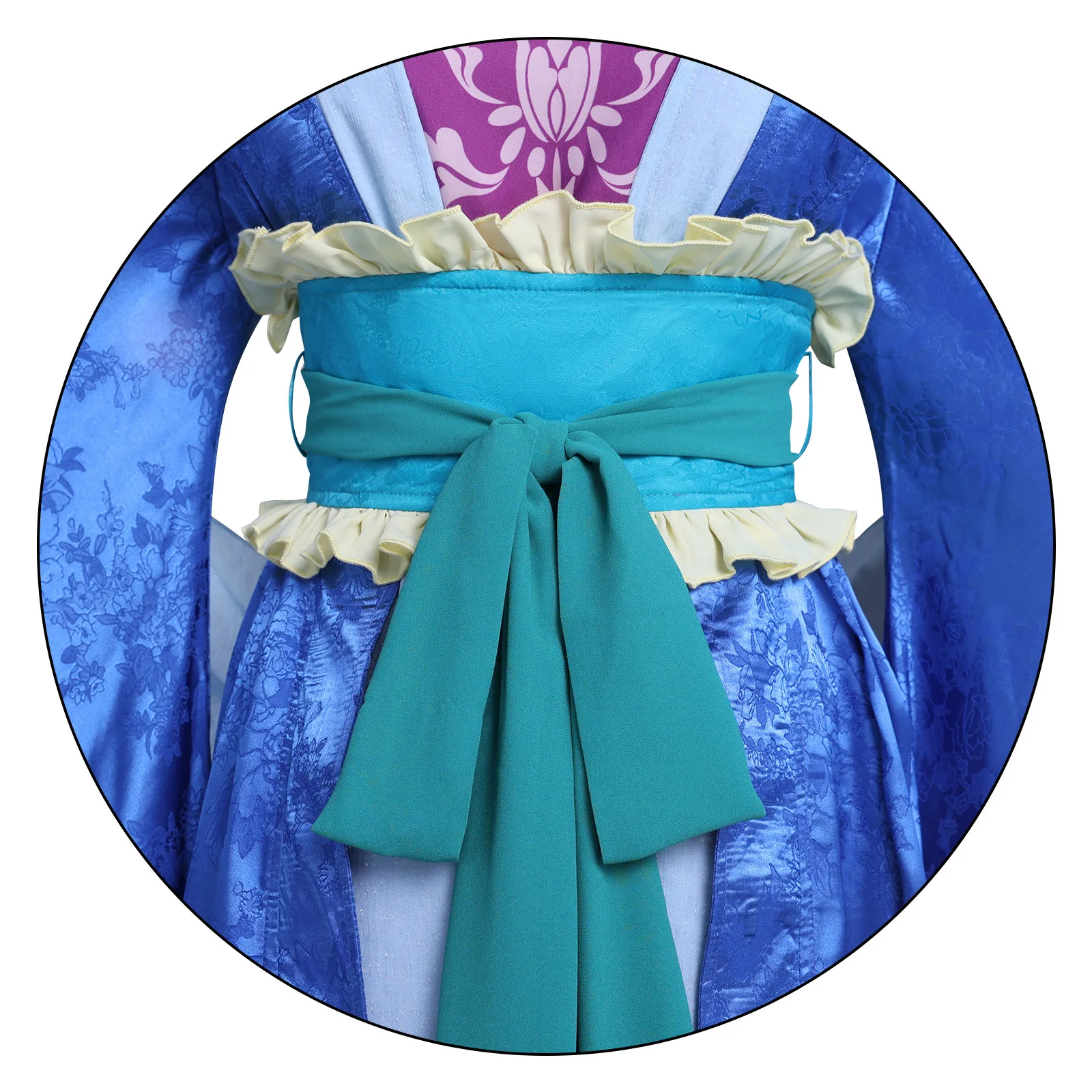 corsage for light blue dress Peasant version Blue dress costume MADE to order Cosplay Belle princes –  Cosplayrr main image 0
