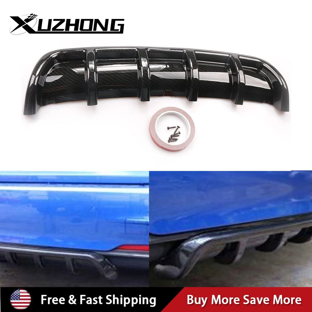 

Универсальный бампер из углеродного волокна, задний обвязочный автомобильный спойлер, плавник акулы, направляющая пластина заднего бампера, шестизубный спойлер, бамперы