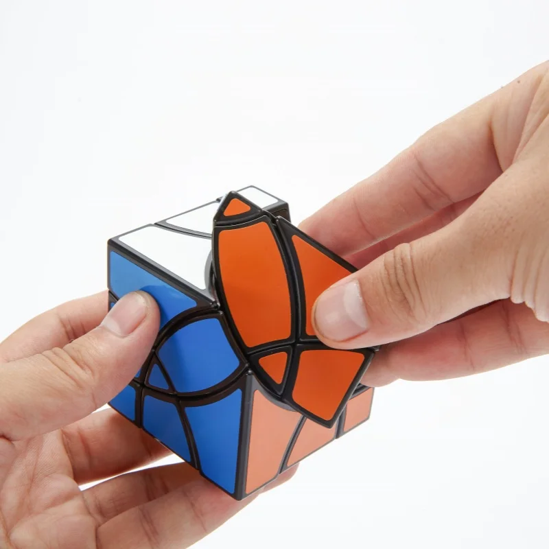 Lanlan Windmill Speed Cube Lanlan Strange Shape Speed Cube Sticker Cube Professional Puzzle Toy Children Gift Cubo Magico Puzzle