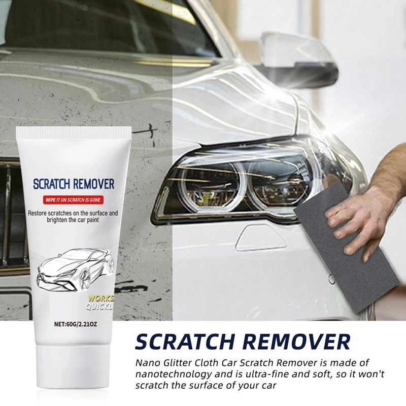 

Nano Sparkle Cloth Car Scratch Remover Cars Scratches Repair Paste Polishing Wax Nano Sparkle Cloth for Vehicle