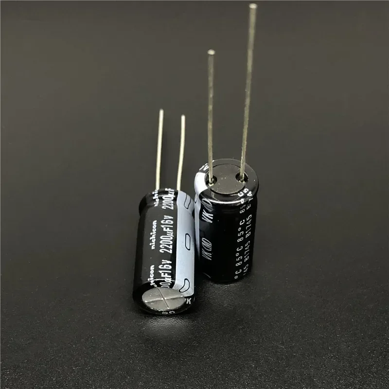 10Pcs/100Pcs 2200uF 16V NICHICON VK Series 10x20mm 16V2200uF High Quality Aluminum Electrolytic Capacitor