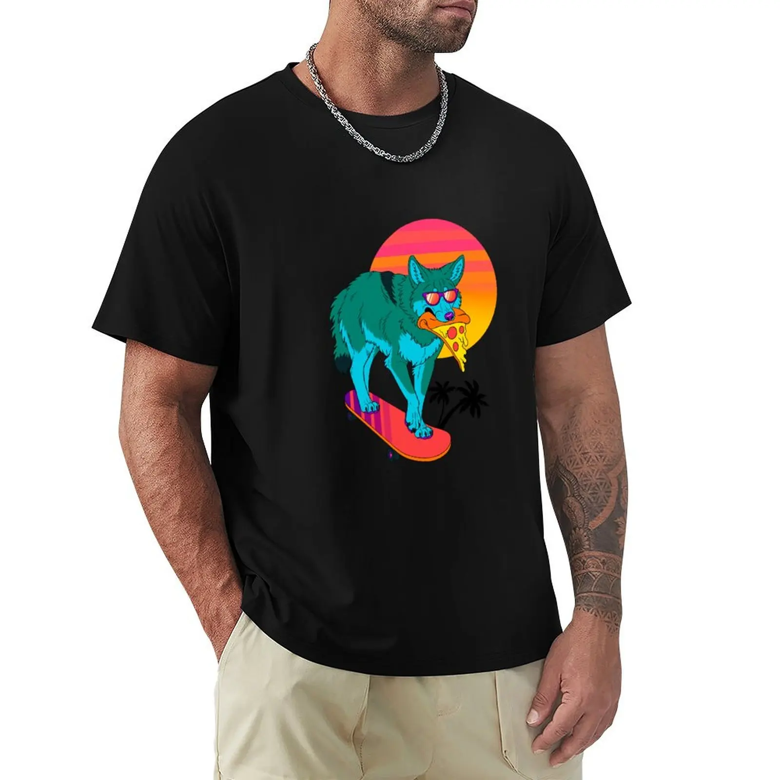 

Retrowave Coyote T-Shirt custom t shirt graphics t shirts for men graphic