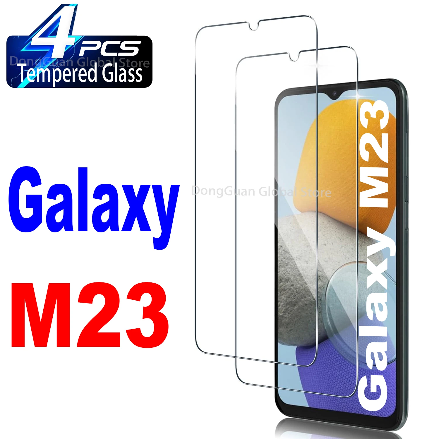 

6.6" Tempered Glass For Samsung Galaxy M23 5G Screen Protector Glass Film