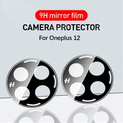 2Pcs 3D Back Camera Protector Case For OnePlus 12 Tempered Glass Ring Rear Lens Cover Coques One Plus 12 OnePlus12 1+ 12 PJD110