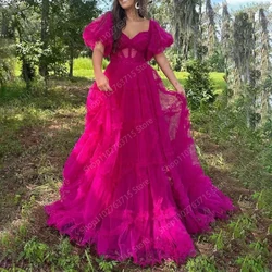 Elegant Long Prom Dresses for Women Tulle Sweetheart Floor-Length A-Line Prom Party Wedding Gala Dress Special Events Maxi 2024