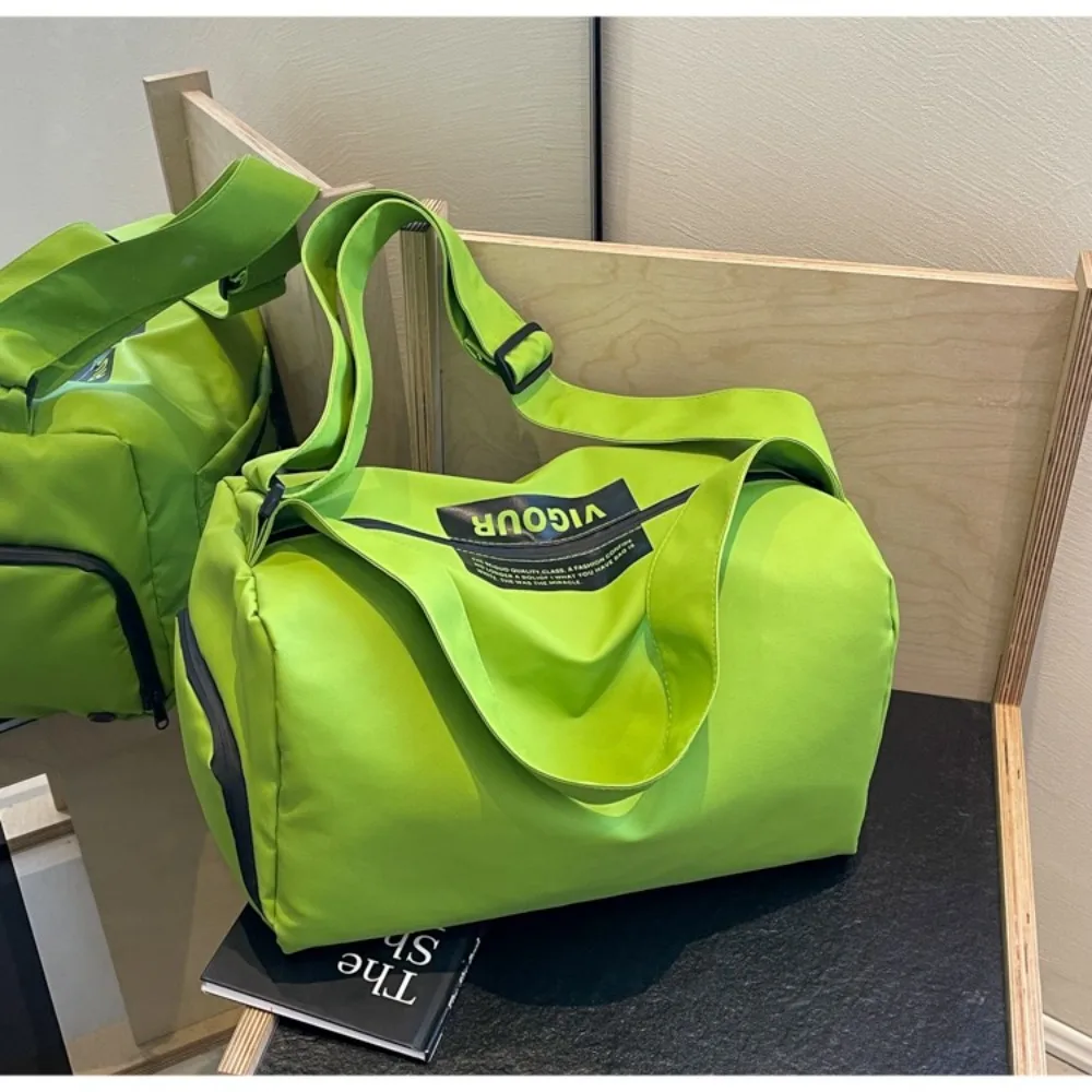 Dry Wet Separated Travel Shoulder Bag Large Capacity Crossbody Sports Fitness Handbag Easy To Carry Shoe Compartment
