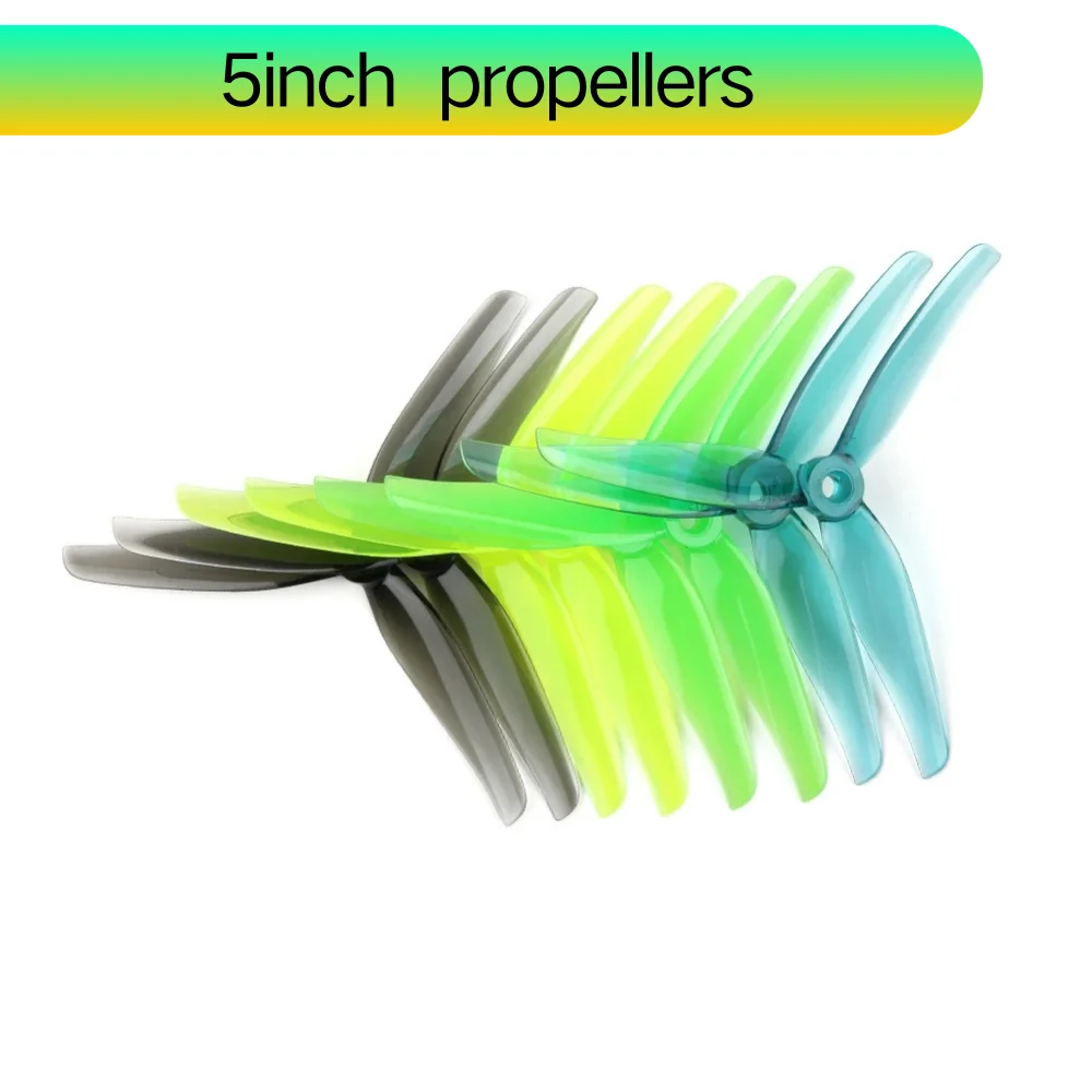 6pairs IFlight Nazgul F5 / 5140 5 Inch 3 Blade / Tri-blade Propeller Compatible XING-E 2207 Motor for RC FPV Racing Drone Part