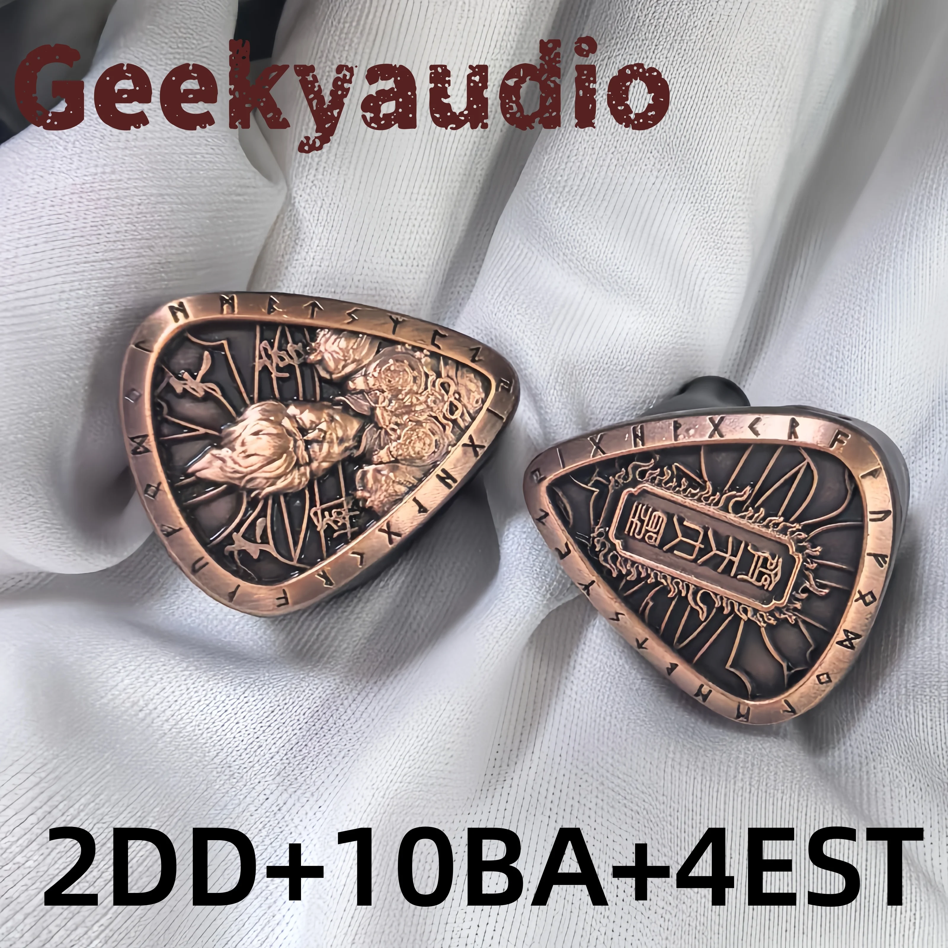 

Geekyaudio SunWuKong Great Sage Equalling Heaven 2DD+10BA+4EST 32 Driver Hybrid Monitor IEMs Flagship Hifi Earphones Audiophiles