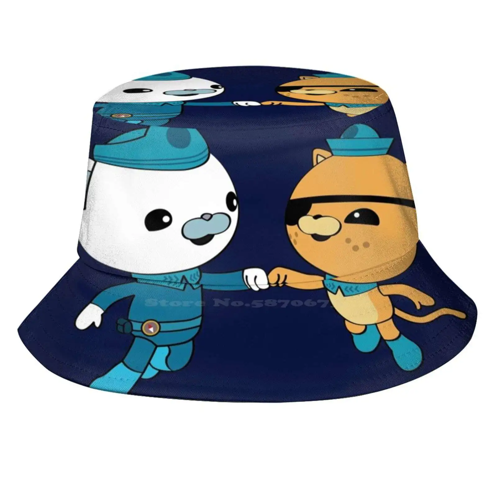 Octonauts Friends Sun Cap Fisherman Hat Bucket Hats Octonauts Idea For Kids Christmas Cartoon Kwazii Peso Captain Barnacles