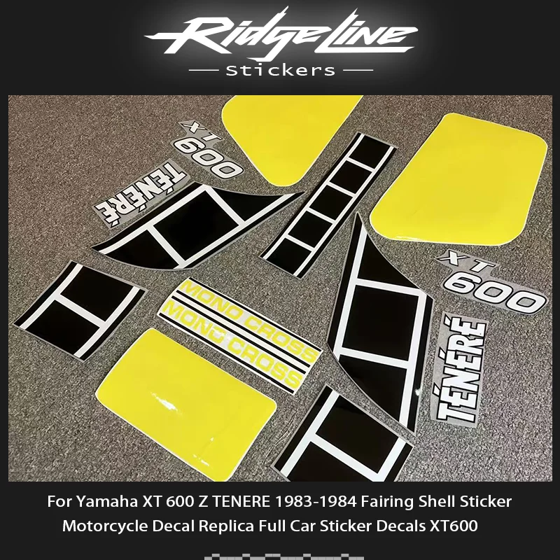ヤマハ-xt-600-z-tenere-1983-1984-フェアリングシェルステッカーオートバイデカールレプリカフルカーステッカーデカール-xt600