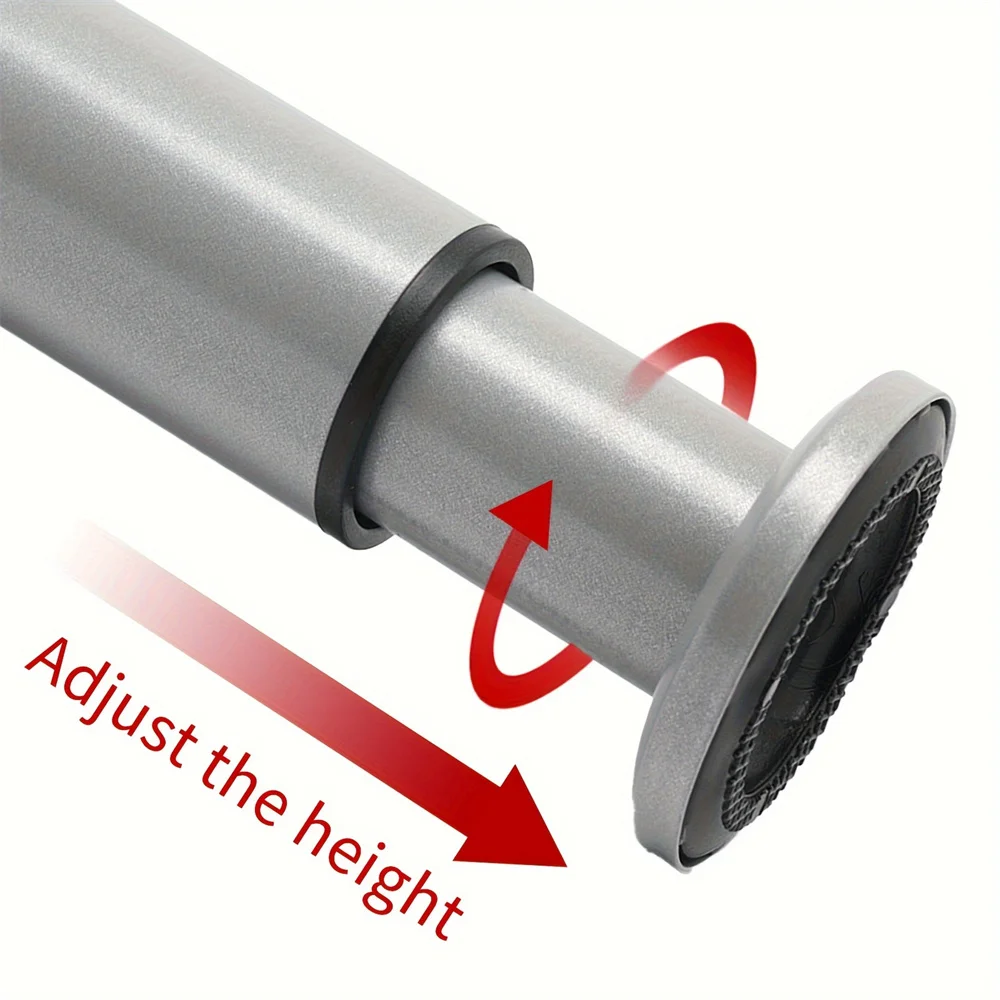 1PCS Metal Furniture Table Leg Adjustable Metal 72-110cm Cylindrical Furniture Legs for DIY Projects Workbenches,Dining image 6