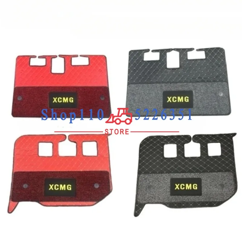 

Коврик для кабины экскаватора для XCMG XE55GA/60GA/75GA/75GH Коврик для ног кабины Шелковый кольцевой коврик
