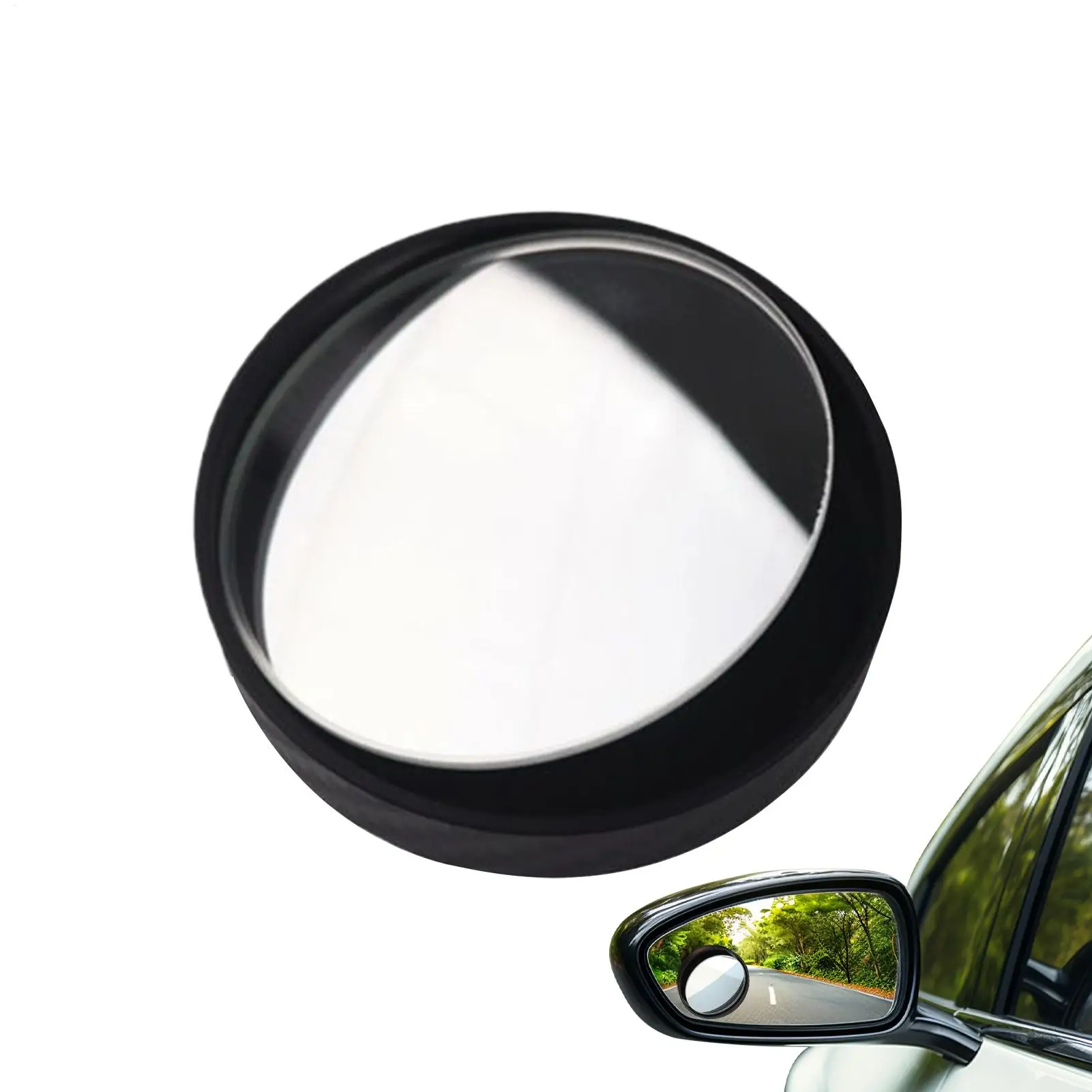 

Blind Spot Mirror For Car 360-Degree Rotation Car Mirror Blind Spot Rainproof Convex Rearview Monitor With 150-Degree Angle View