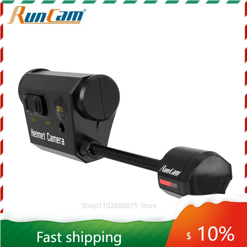 

RunCam Helmet Camera Face Mask Recorder Airsoft Recording Long Battery Life 1920*1080 60fps Built-in Wifi