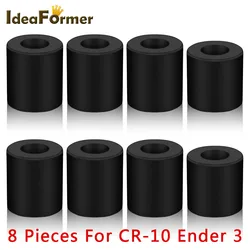 8 PCS Silicone Leveling Solid Bed Mount 16/18mm 0.63/0.7Inch Heat-Resistant Buffer For CR-10 Ender 3 3D Printer Heatbed Bottom