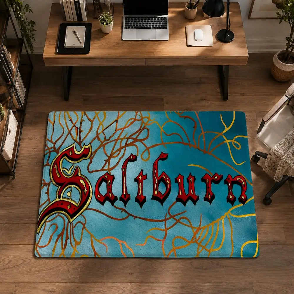 S-Saltburn Floor Mat Flannel Non-Slip Washable Soft Rug For Bathroom Kitchen Bedroom Living Room Home Decor