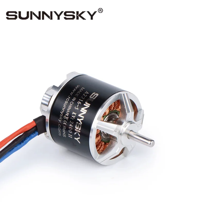 Genuine Sunnysky A2216 Series Cost‑Effective Outrunner Brushless Motor for RC Fixed‑Wing Model Airplane 1 Unit