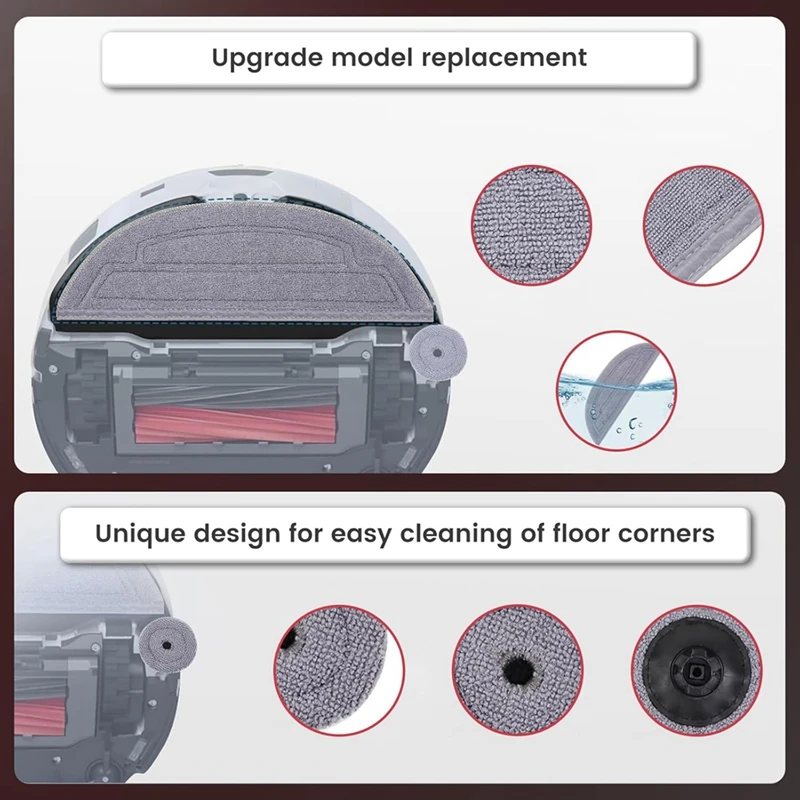 Pièces de rechange pour aspirateur robot, brosse latérale principale, filtre Hepa, Roborock S8 Maxv Ultra S8 Max Ultra