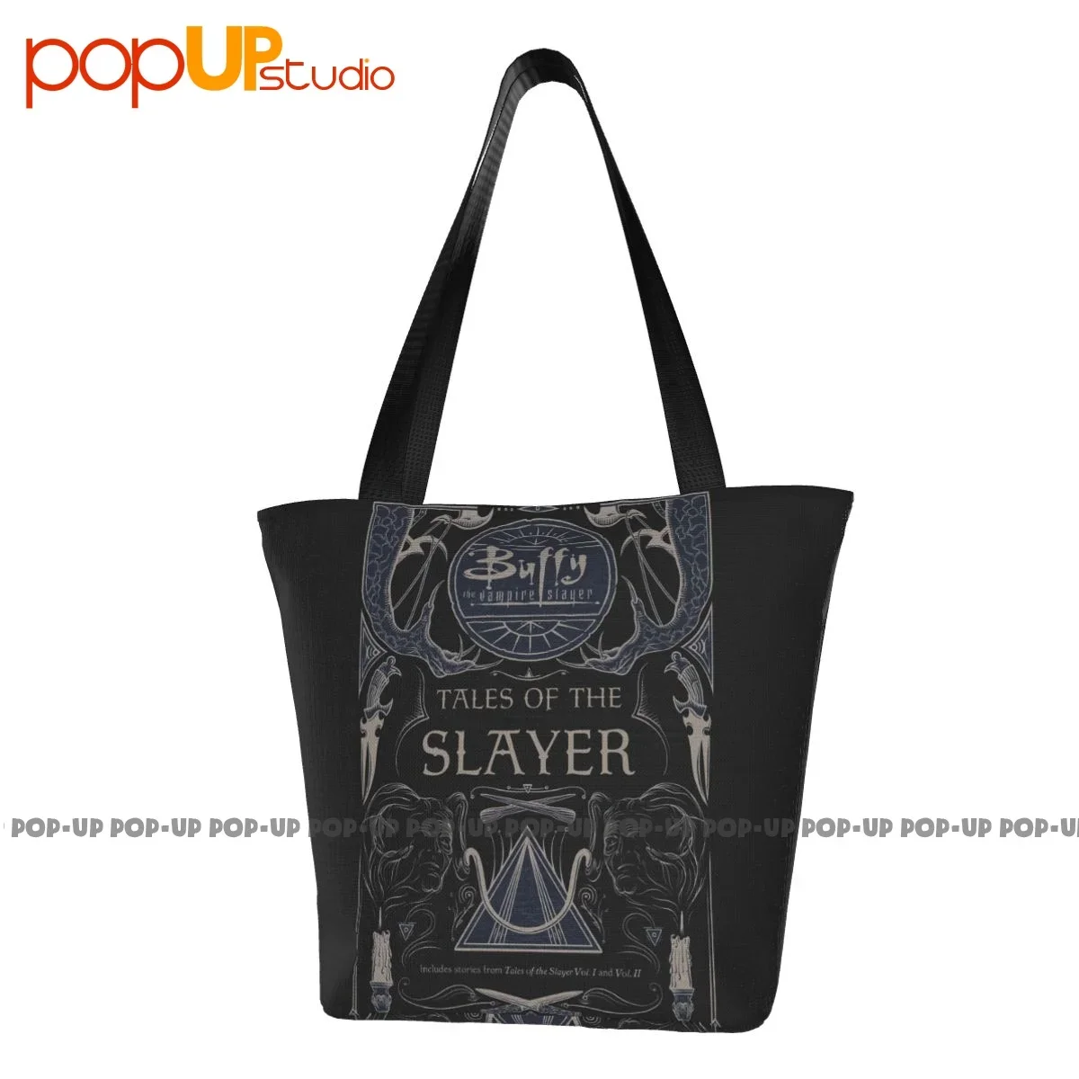 Buffy The Vampire Slayer Tales Of The Slayer Retro Handbags Convenient Shopping Bag Supermarket