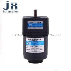 ZD 40W 110V AC Speed Motor 4IK40RGN-A +4GN120K with Speed Controller